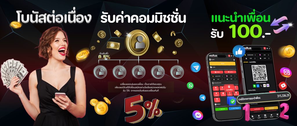เพียงมียอดฝากรับโบนัสต่อเนื่อง